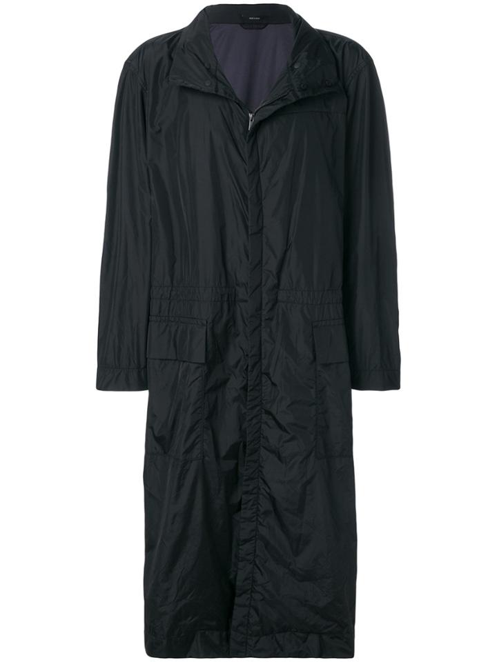 Issey Miyake Men Oversized Parka - Black