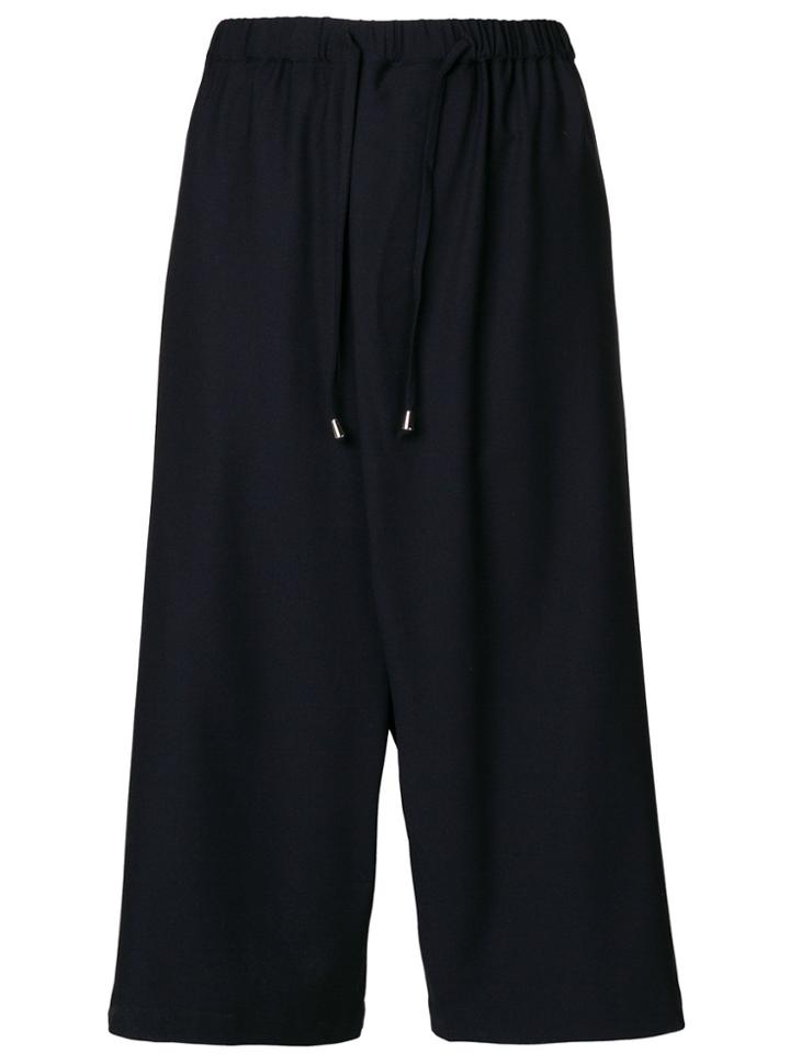 Unconditional Cross Front Culottes - Blue