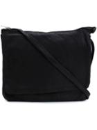 Guidi Flap Medium Crossbody Bag, Adult Unisex, Black