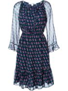 Diane Von Furstenberg 'simonia' Dress, Women's, Size: 12, Blue, Silk/polyester