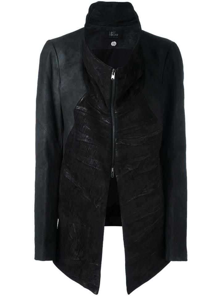 Lost & Found Ria Dunn Funnel Collar Jacket - Black