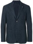 Michael Kors Checked Blazer Jacket - Blue