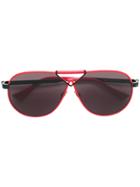 Altuzarra Aviator Frames Sunglasses - Red