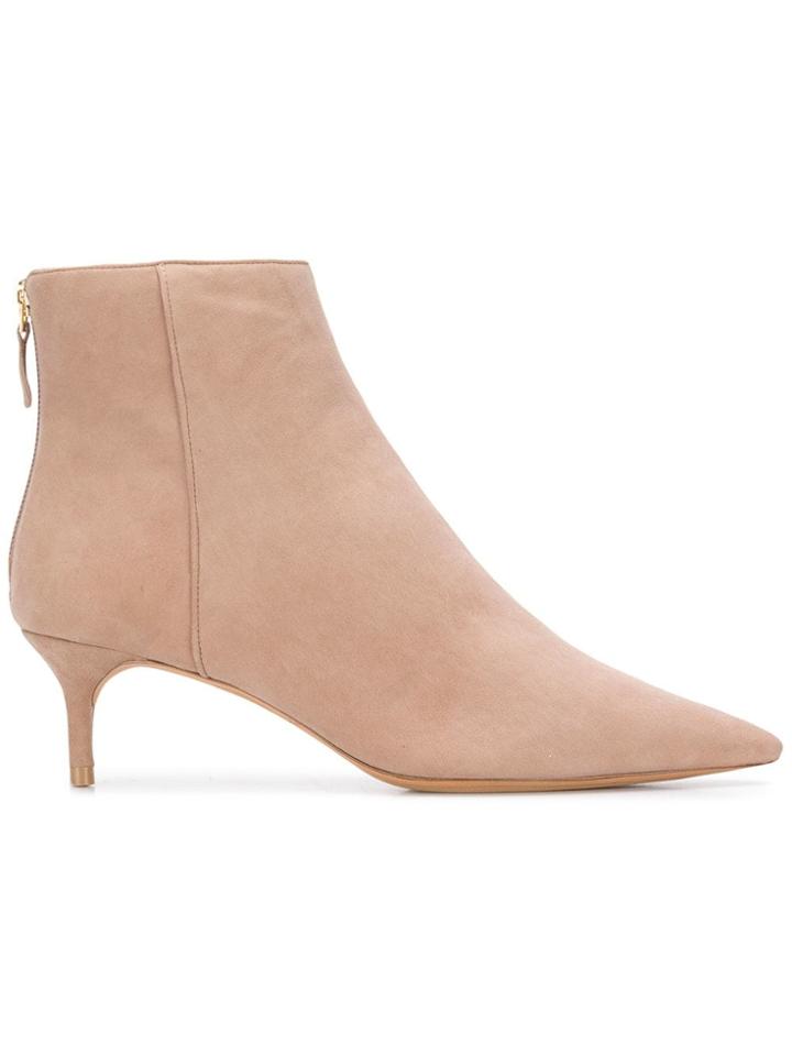 Alexandre Birman Kittie Ankle Boots - Nude & Neutrals