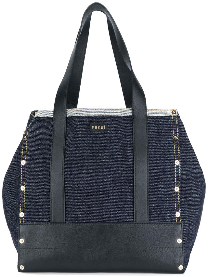 Sacai Denim Tote Bag - Blue