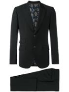 Gucci Classic Two Piece Suit, Men's, Size: 46, Black, Wool/mohair/silk/viscose