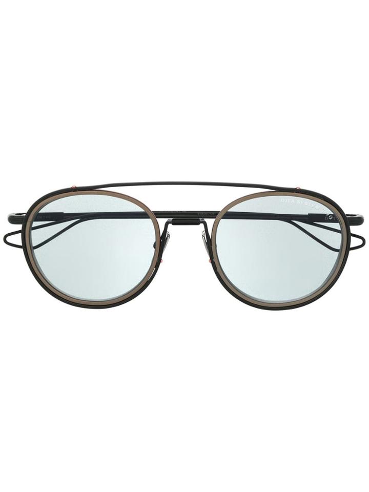 Dita Eyewear Round-shaped Sunglasses - Black