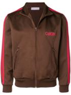 Comme Des Garçons Pre-owned Chest Logo Tracksuit Jacket - Brown