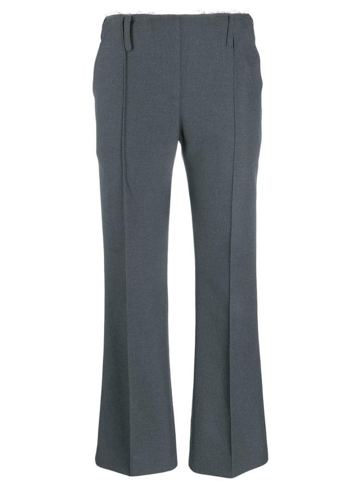 Rokh Tailored Cropped Trousers - Grey