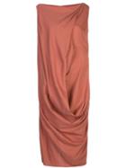 Rick Owens Ellipse Midi Dress - Pink