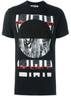 Mcq Alexander Mcqueen Tribal Print T-shirt, Men's, Size: L, Black, Cotton