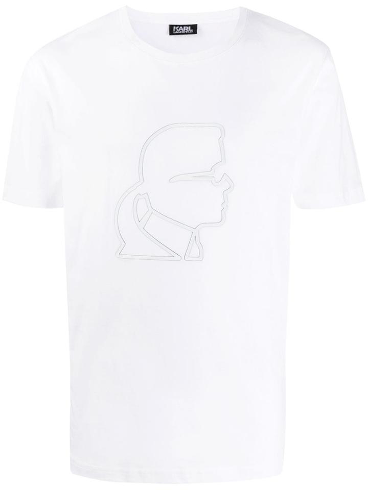 Karl Lagerfeld Karl Outline T-shirt - White