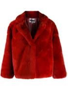 Apparis Textured Short Jacket - Orange