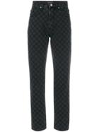 Misbhv Patterned High-waisted Jeans - Grey