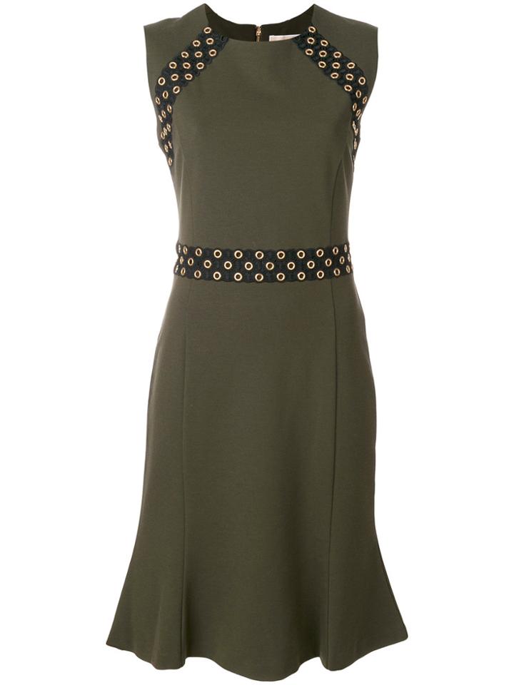 Michael Michael Kors Rivet Detail Dress - Green