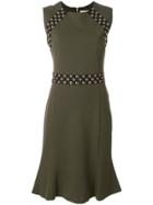 Michael Michael Kors Rivet Detail Dress - Green