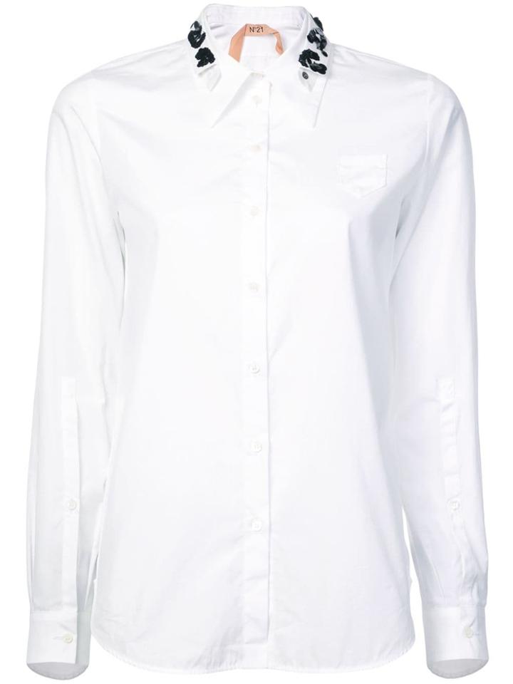No21 Sequin-embellished Shirt - White