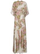 Giambattista Valli Silk Floral Maxi Dress - Multicolour
