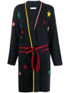 Chinti & Parker Star Print Cardi-coat - Blue