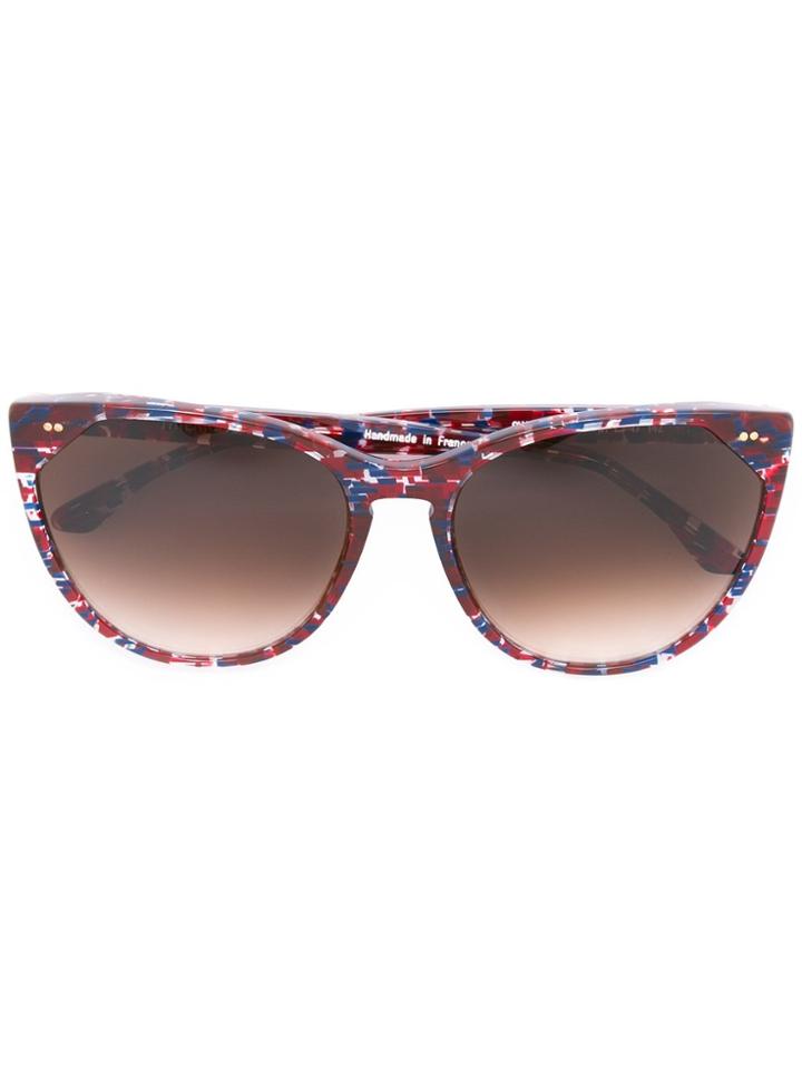 Thierry Lasry 'swappy' Cat Eye Sunglasses - Red