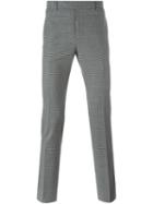 Lanvin Slim Fit Trousers, Men's, Size: 50, Grey, Viscose/wool