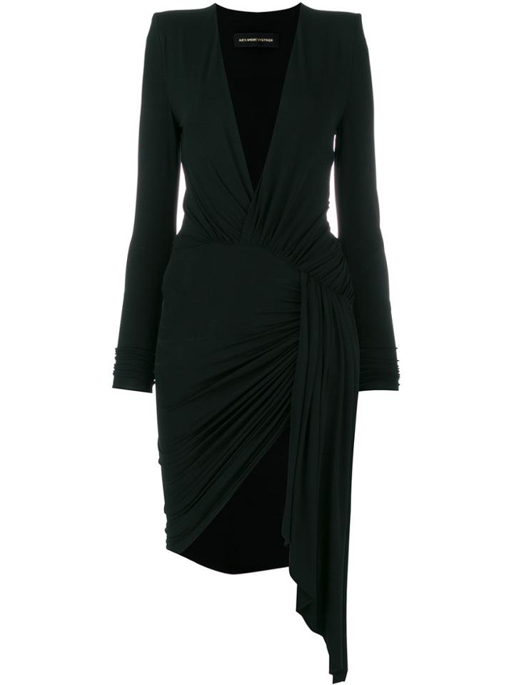 Alexandre Vauthier Deep V-neck Dress - Black