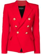 Balmain Double Breasted Blazer - Red