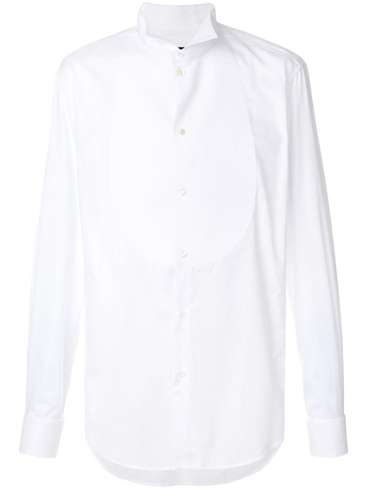 Giorgio Armani Front Bib Shirt - White