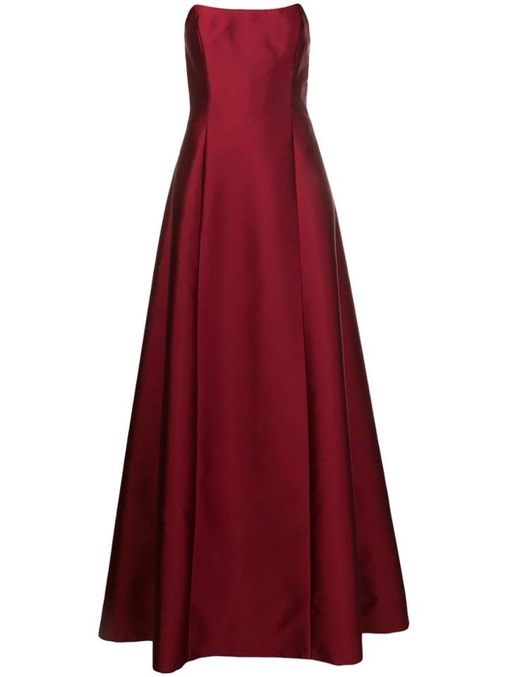 Alberta Ferretti Long Evening Dress - Red