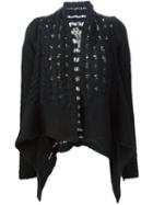 Rick Owens Open Stitched Cardigan