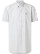 Neil Barrett Oversized Embroidered Gun Shirt - White