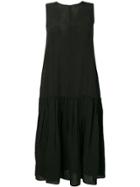 Sara Lanzi Gathered Shift Dress - Black