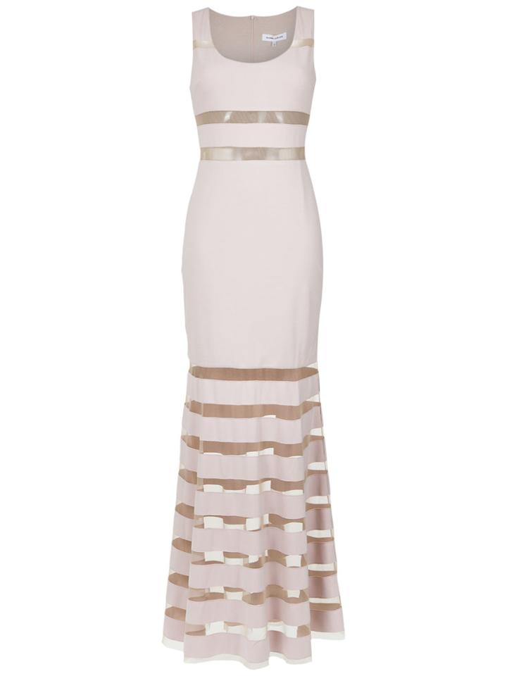 Gloria Coelho Tulle Panelled Maxi Dress - Pink & Purple