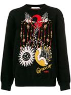 Givenchy Libra Intarsia Knit Sweater - Black