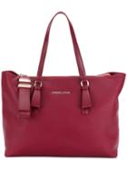 Versace Jeans Zipped Logo Tote - Red