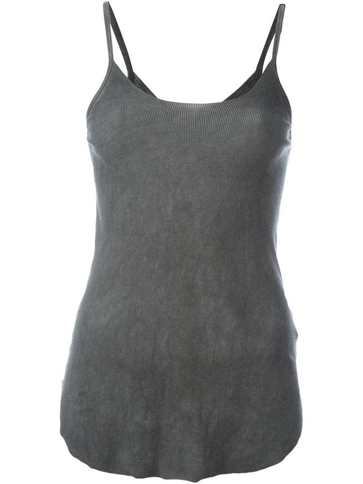 Lost & Found Ria Dunn Back Sheer Cami Top, Women's, Size: L, Grey, Cotton/spandex/elastane/silk