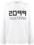 Valentino 2099 Logo Sweatshirt - White