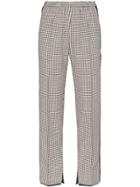 Golden Goose Minori High-rise Checked Trousers - White