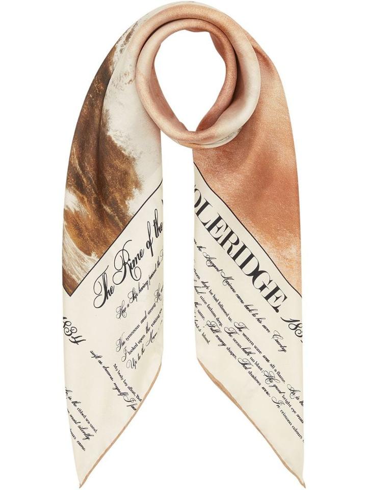Burberry Mariner Printed Square Scarf - Neutrals