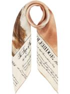 Burberry Mariner Printed Square Scarf - Neutrals