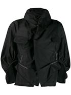 Comme Des Garçons Pre-owned 1990's Asymmetric Draped Jacket - Black