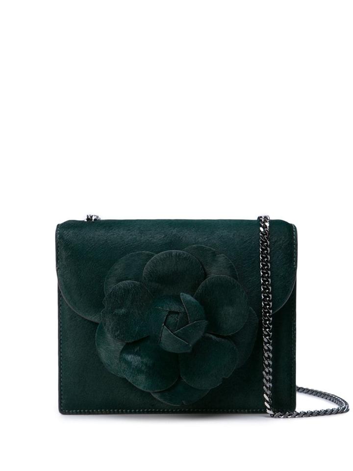 Oscar De La Renta Mini Tro Scarf Shoulder Bag - Green
