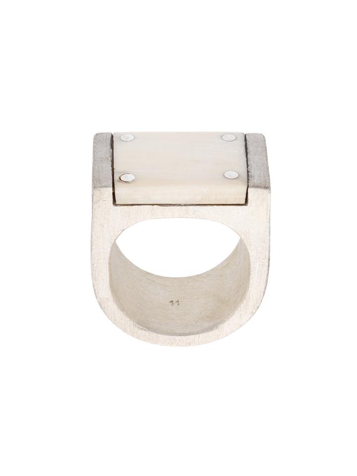 Parts Of Four Plate Ring - Metallic