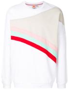 Diadora Colour Block Sweatshirt - White