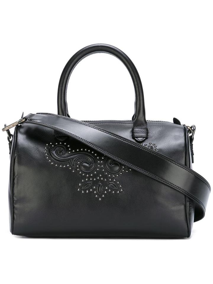 Just Cavalli Studded Tote Bag, Women's, Black, Leather
