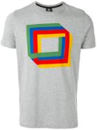 Ps By Paul Smith - Square Print T-shirt - Men - Organic Cotton - M, Grey, Organic Cotton