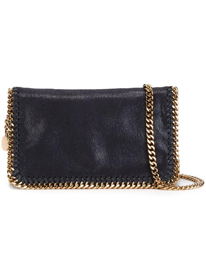 Stella Mccartney Tiny 'falabella' Crossbody Bag, Women's, Blue