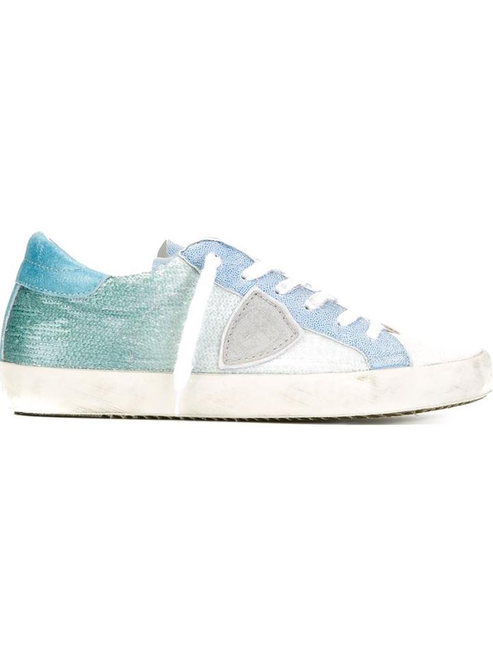 Philippe Model Metallic Effect Sneakers
