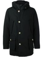 Woolrich High Neck Padded Coat - Black