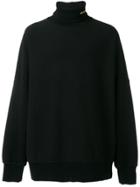 Calvin Klein 205w39nyc Logo Turtleneck Sweatshirt - Black
